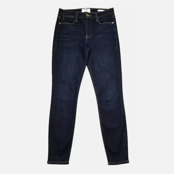 FRAME Le High Skinny Crop Jeans 6022E1M